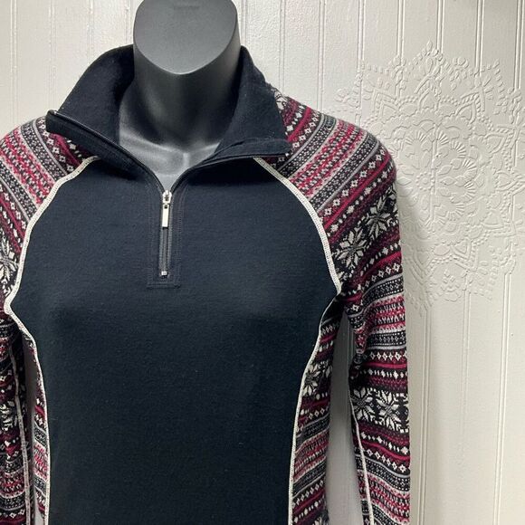 TELLURIDE CLOTHING CO. 100% Merino Wool 1/4 Zip Pullover - Picture 2 of 6